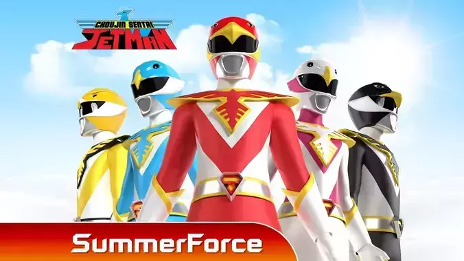 Chojin Sentai Jetman 3D Model Collection