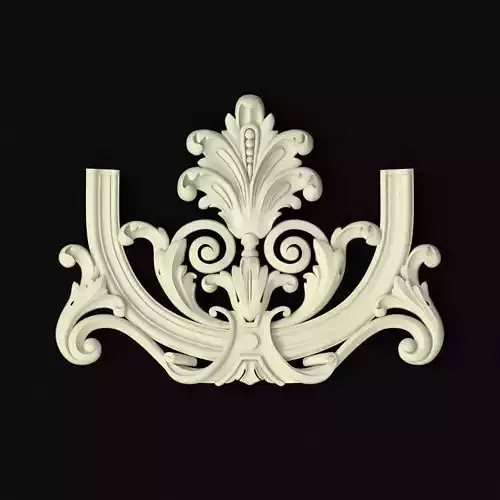 Central decor ornament for furniture