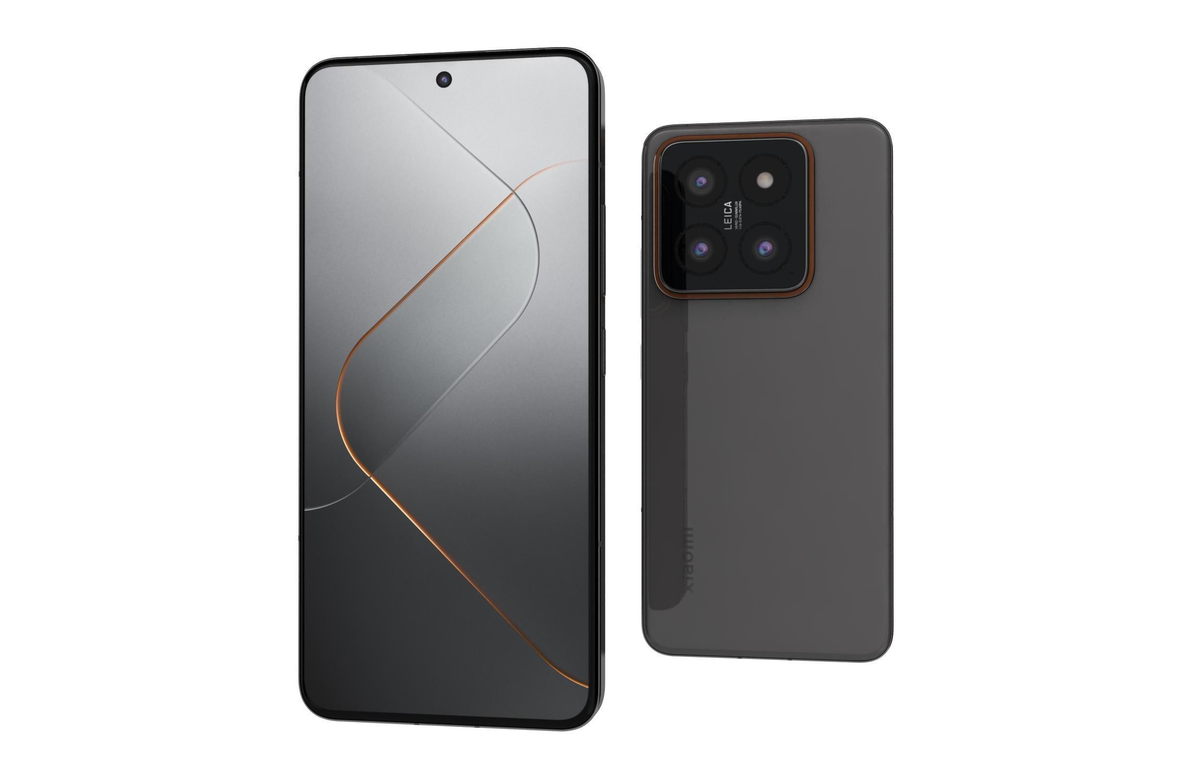 Xiaomi 14 Pro Gray 3D model_12