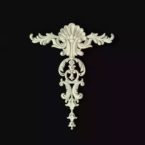 Central decor ornament for furniture