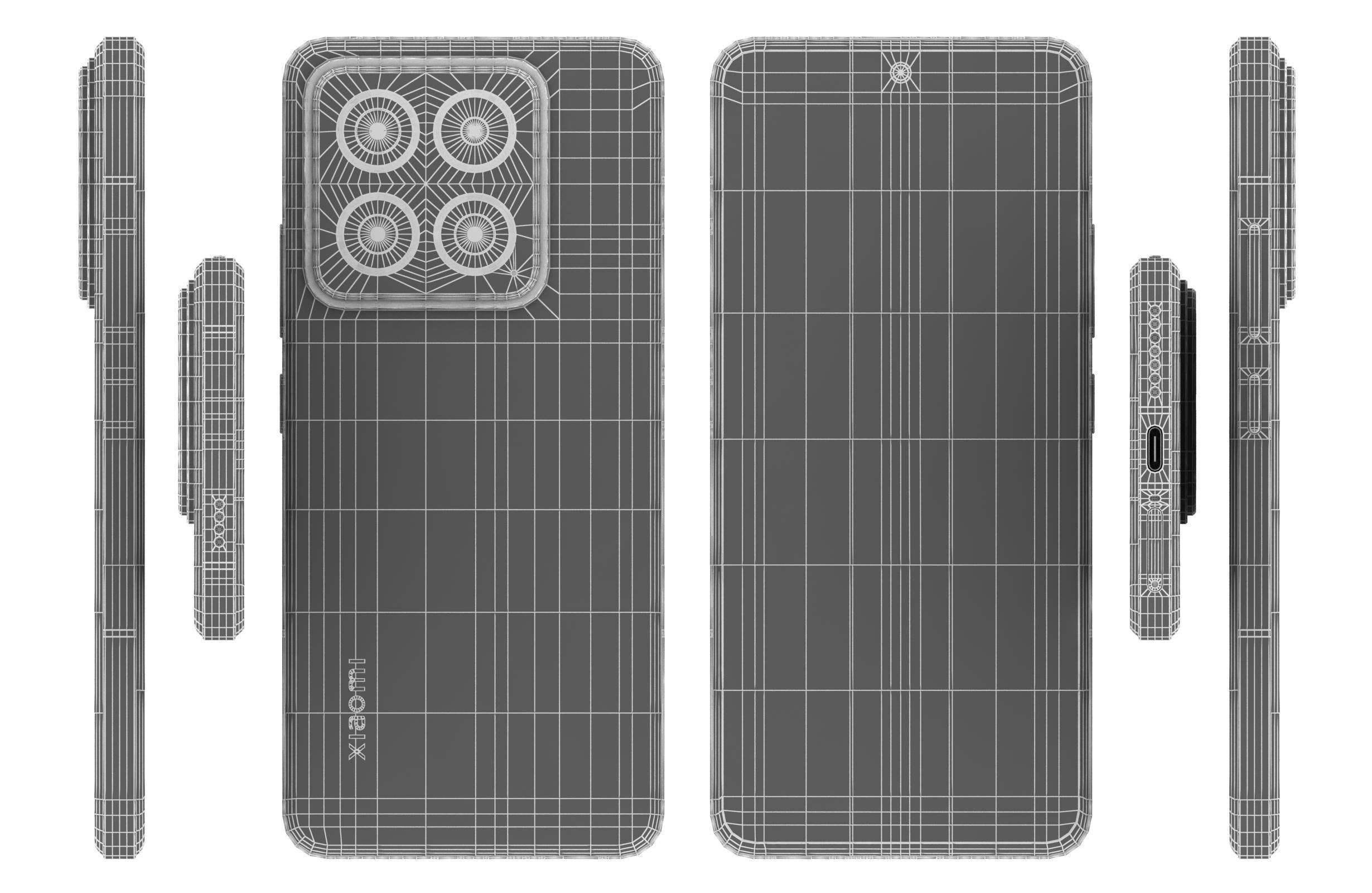 Xiaomi 14 Pro White 3D model_16