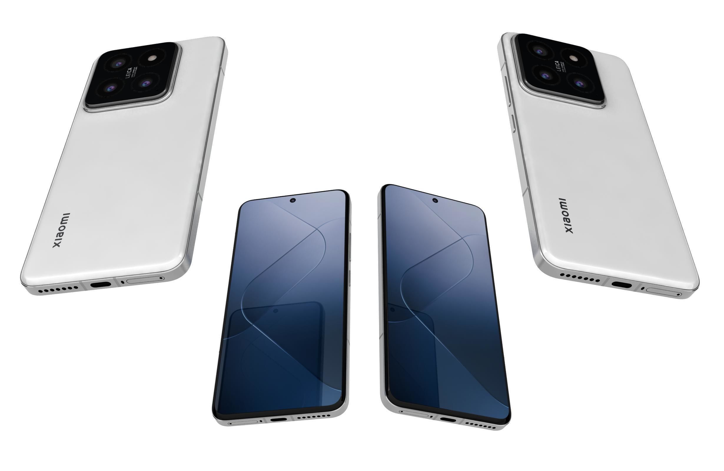 Xiaomi 14 Pro White 3D model_3