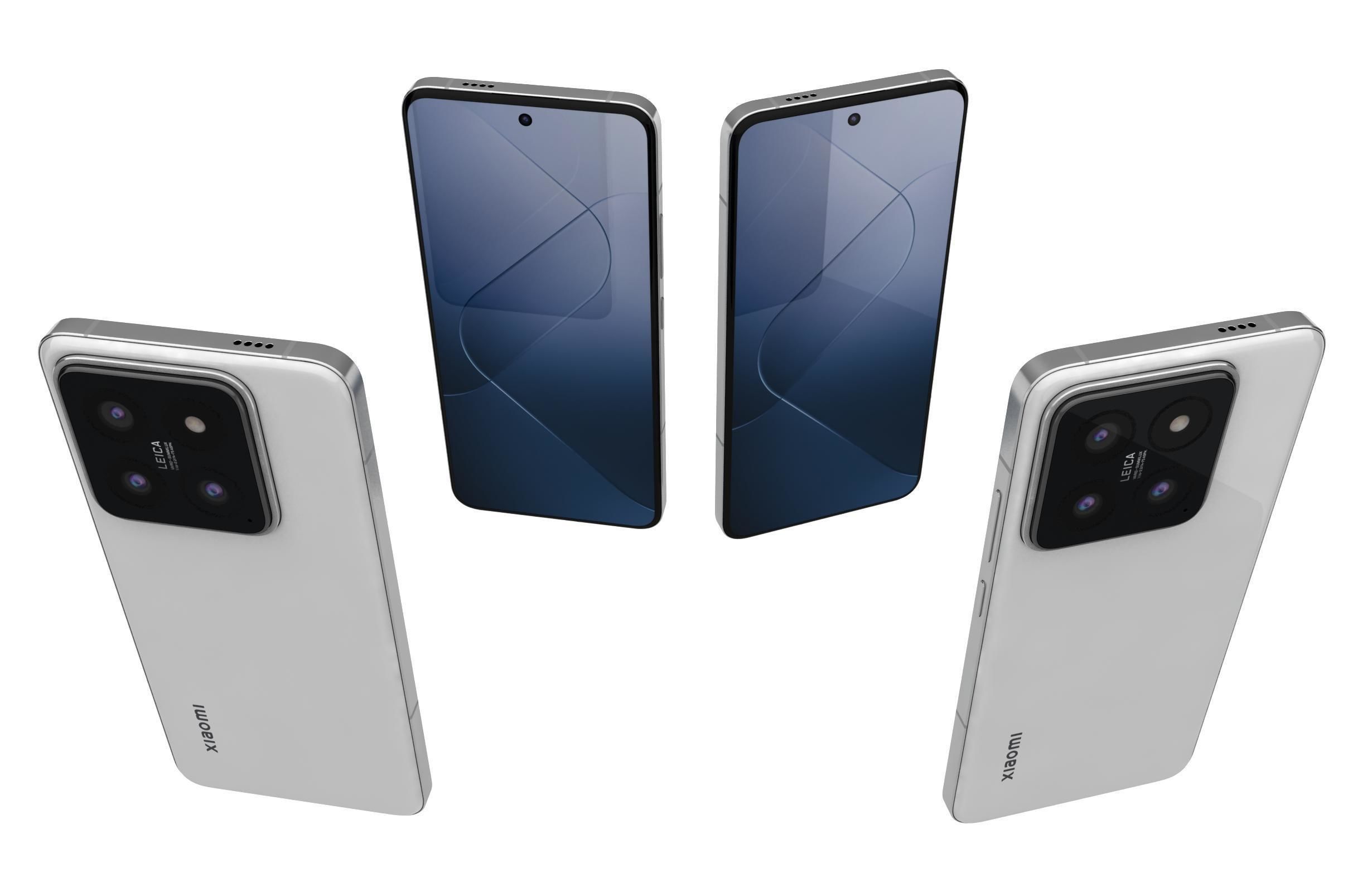 Xiaomi 14 Pro White 3D model_4