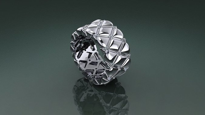 Rings 3D print model