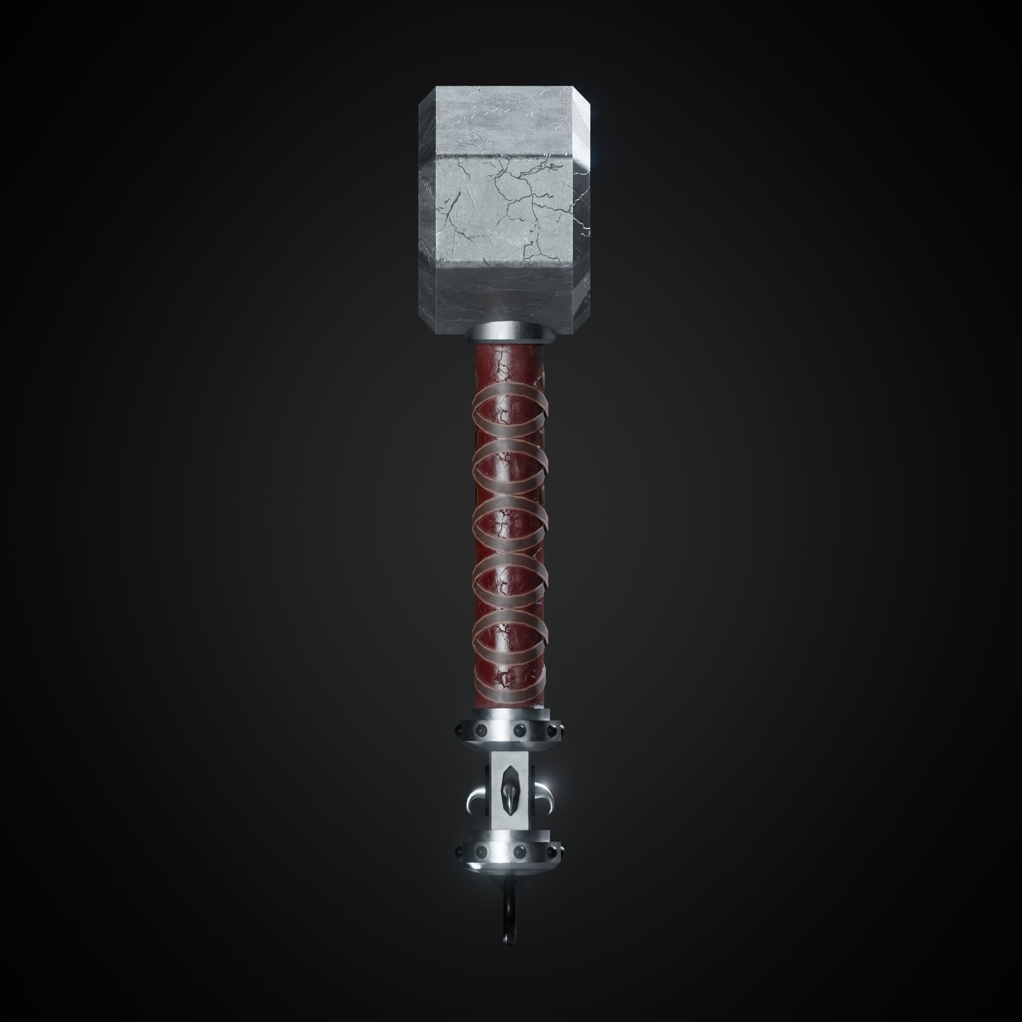 Mjollnir 3D model_5