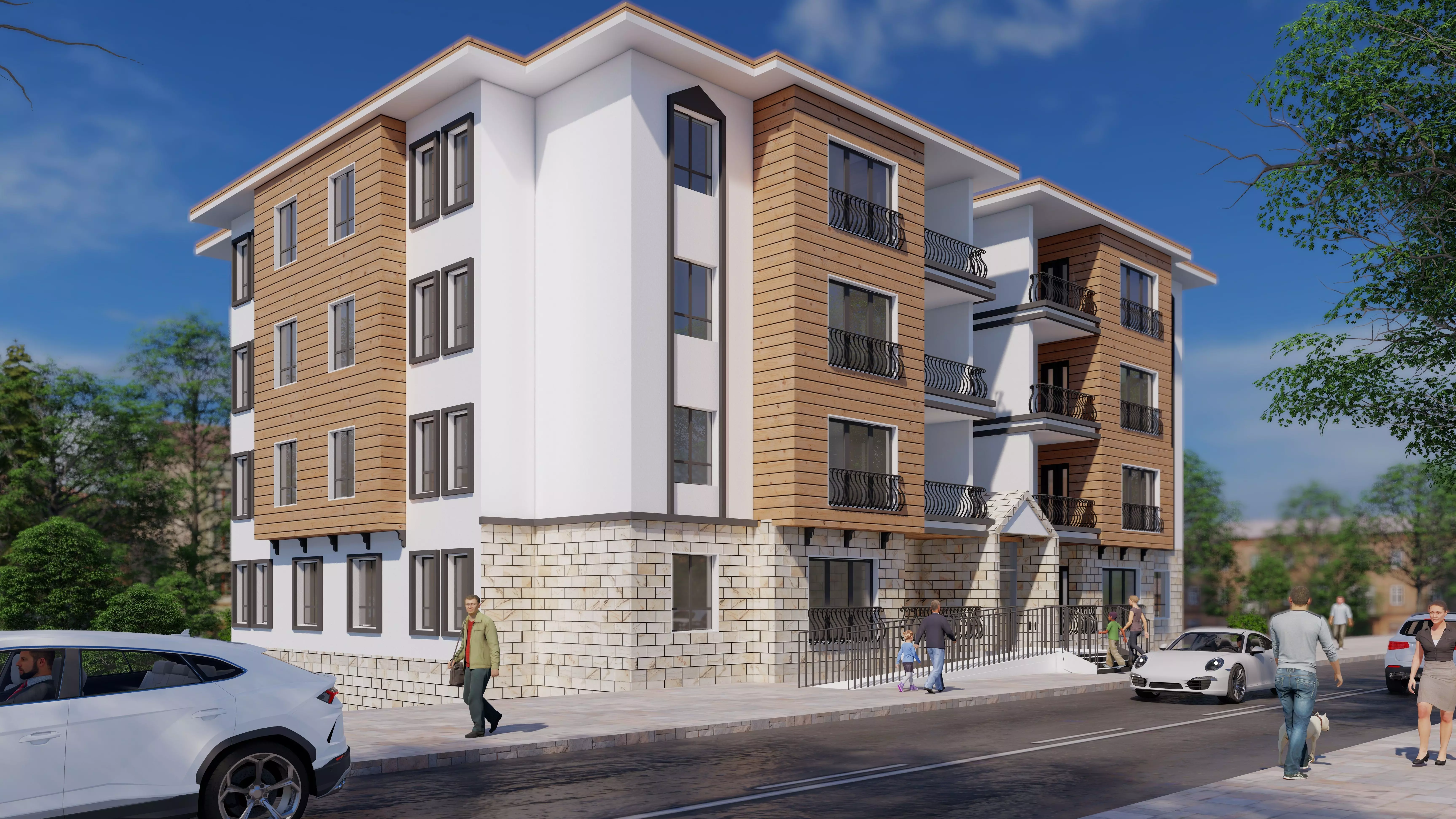 Traditional Apartment 3D model_0