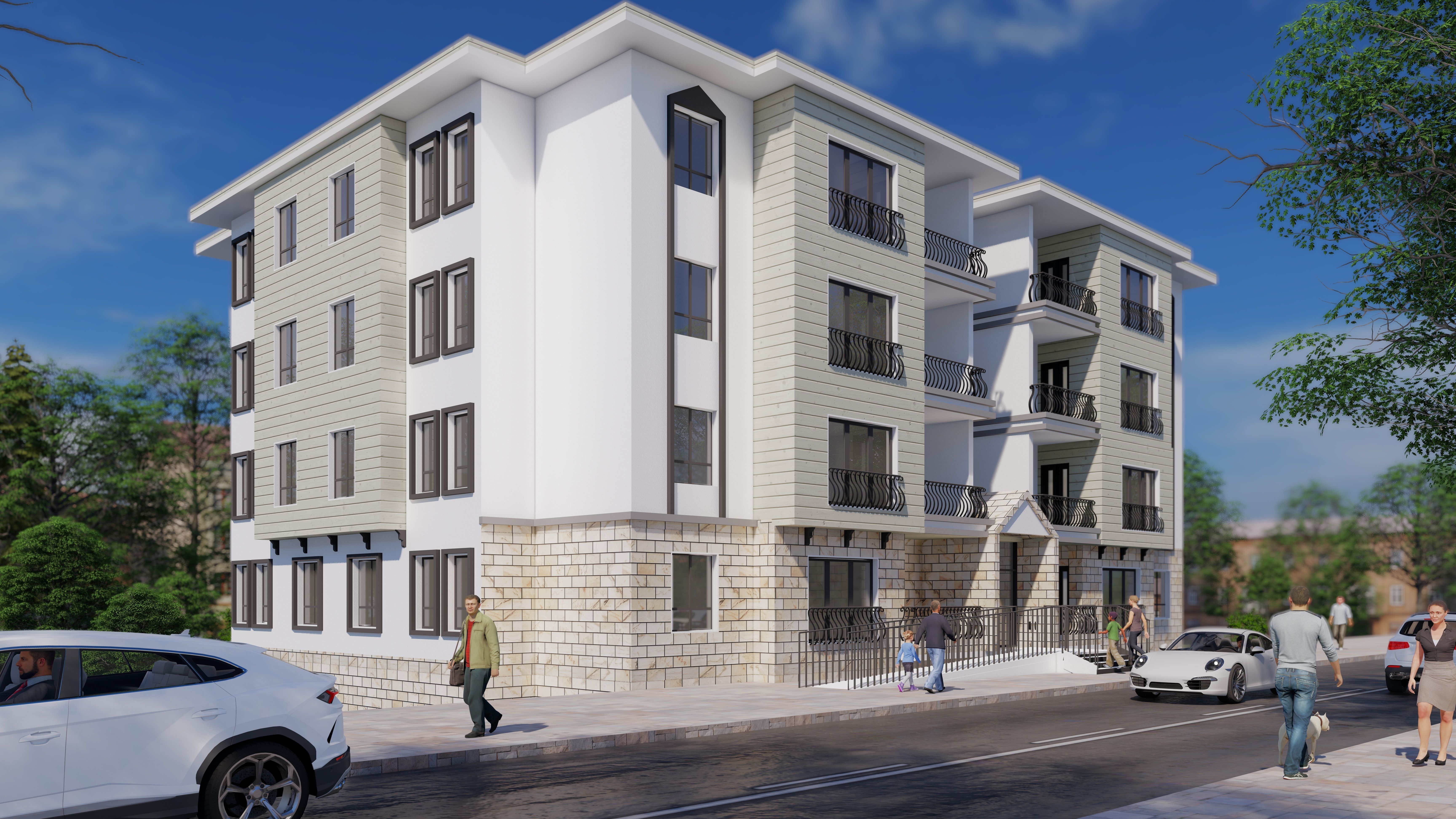 Traditional Apartment 3D model_1