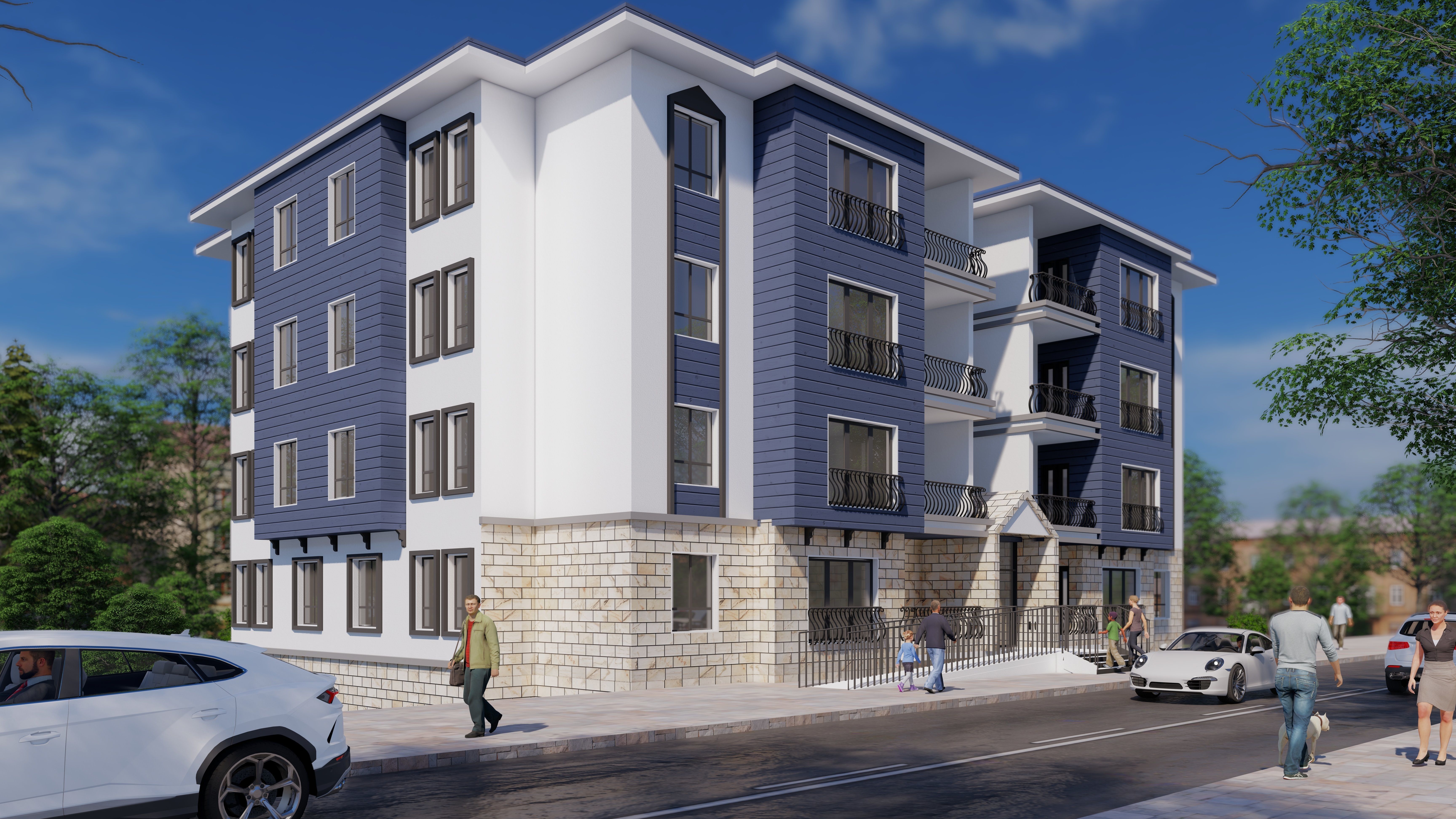 Traditional Apartment 3D model_2