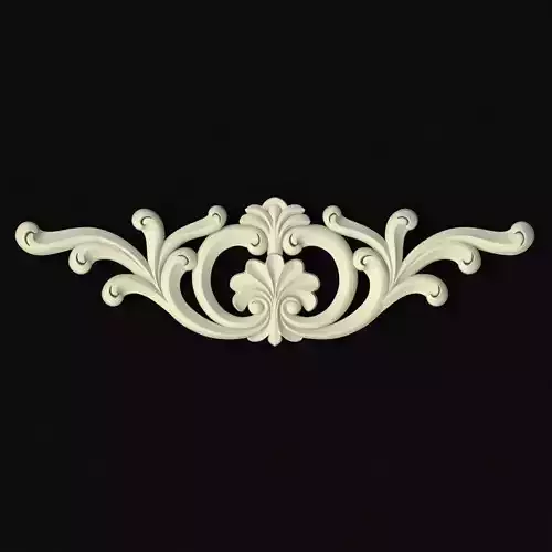 Central decor ornament for furniture