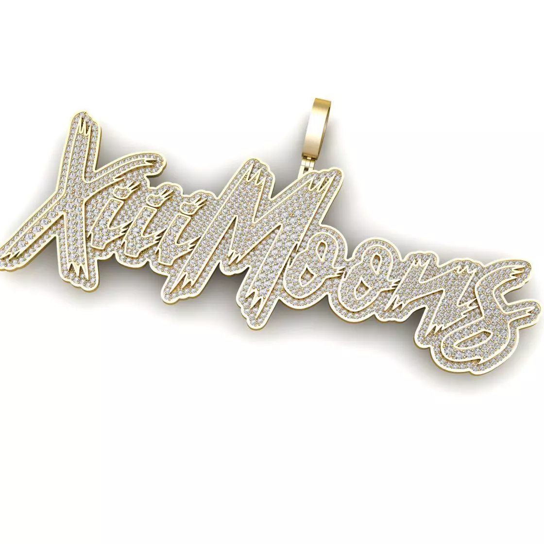 ICE STYLE CUSTOM PENDENT 3D print model_0