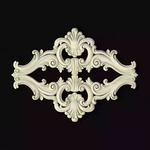 Central decor ornament for furniture