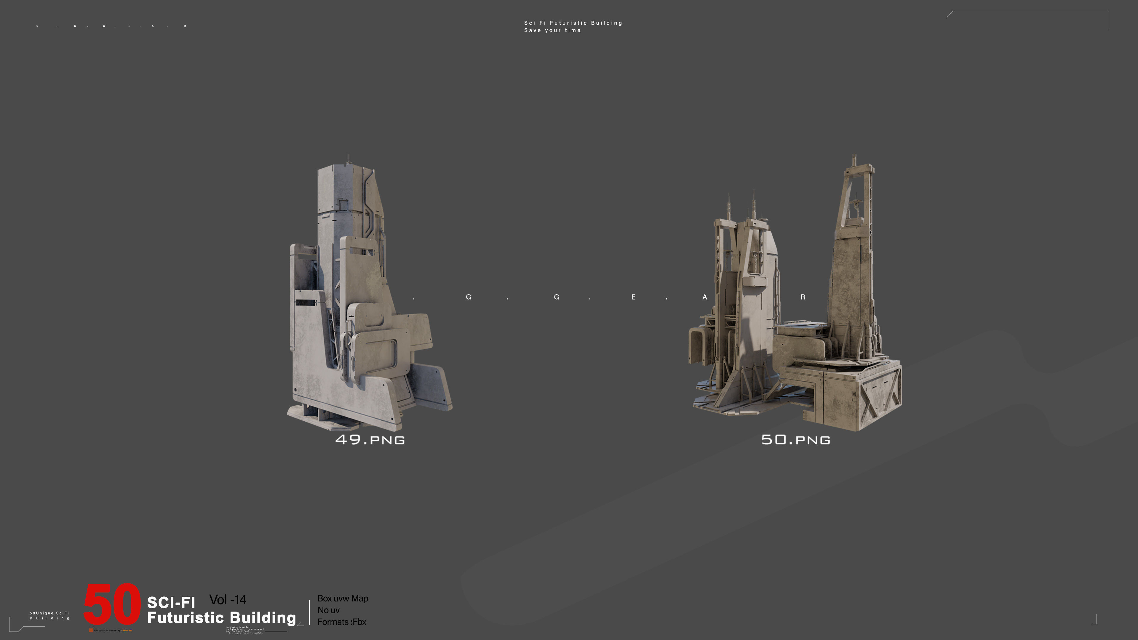 Sci-fi Futuristic Building VOl 15 3D model_5