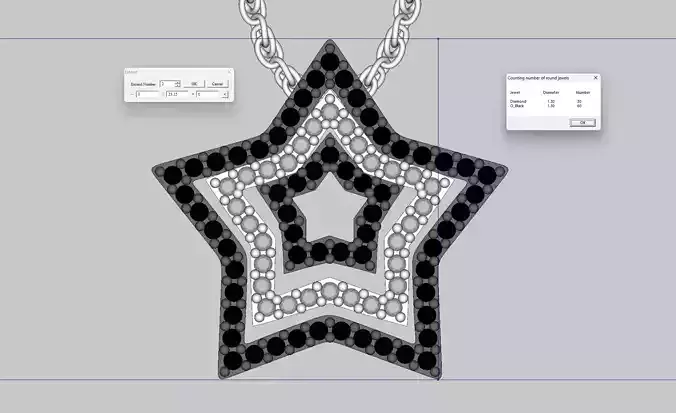 Star Pendant  3D print model