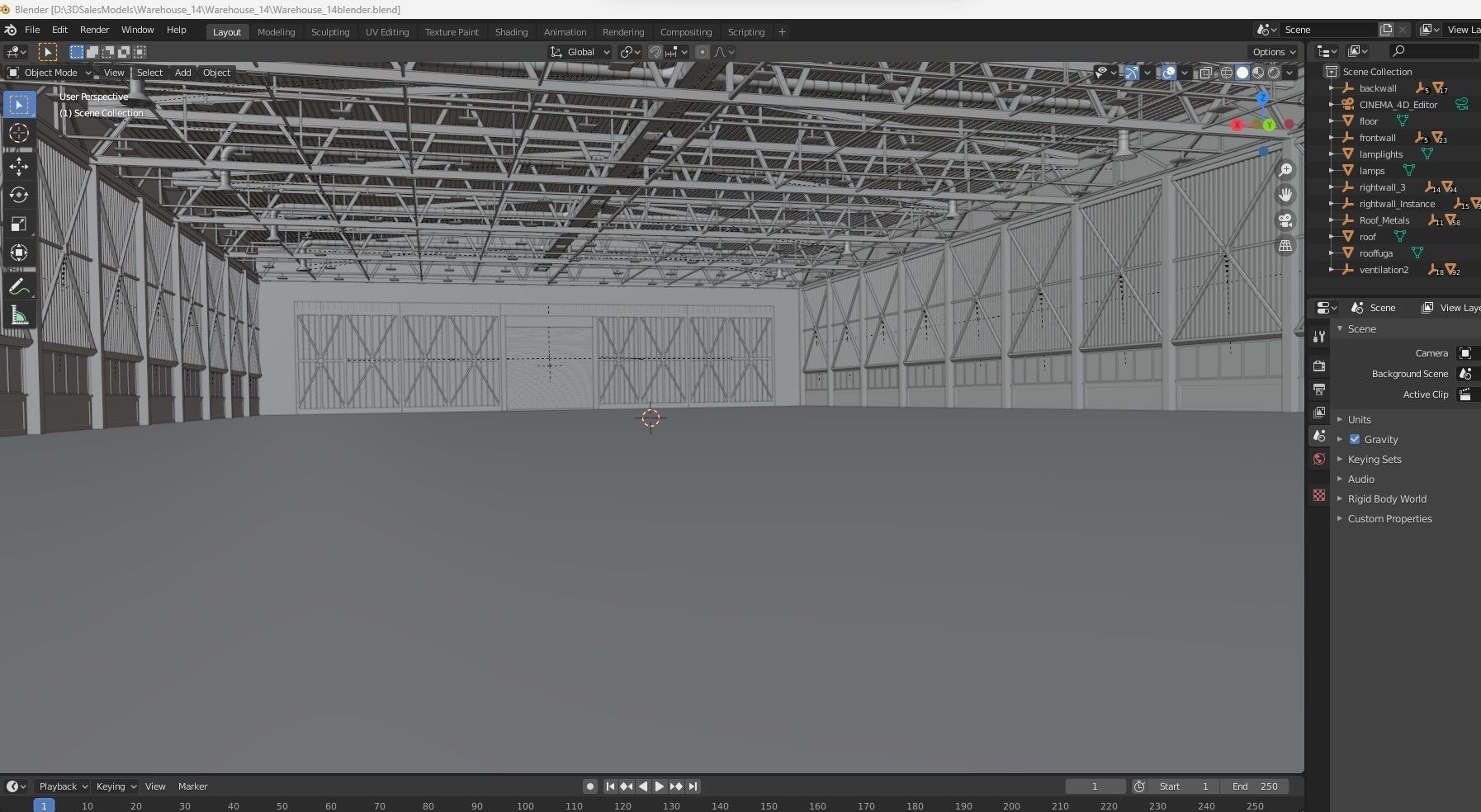 Warehouse 14 3D model_21