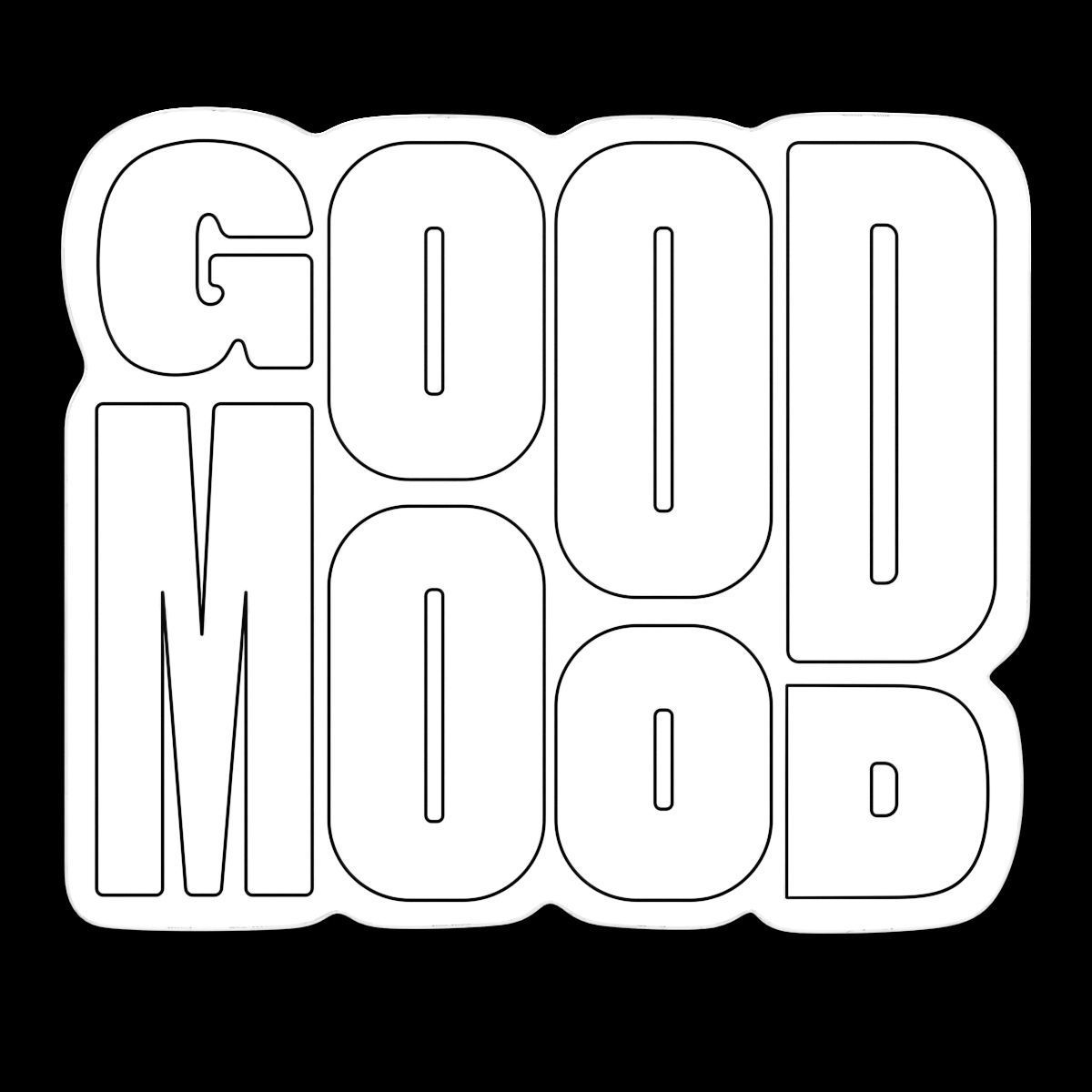 Good Mood Neon Sign 3D model_2