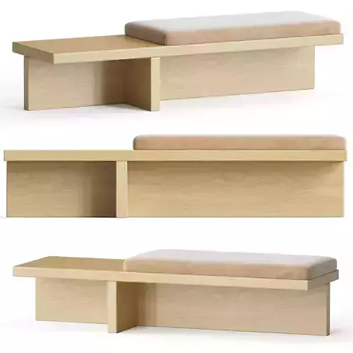Pierre Travertine Bench by SB2