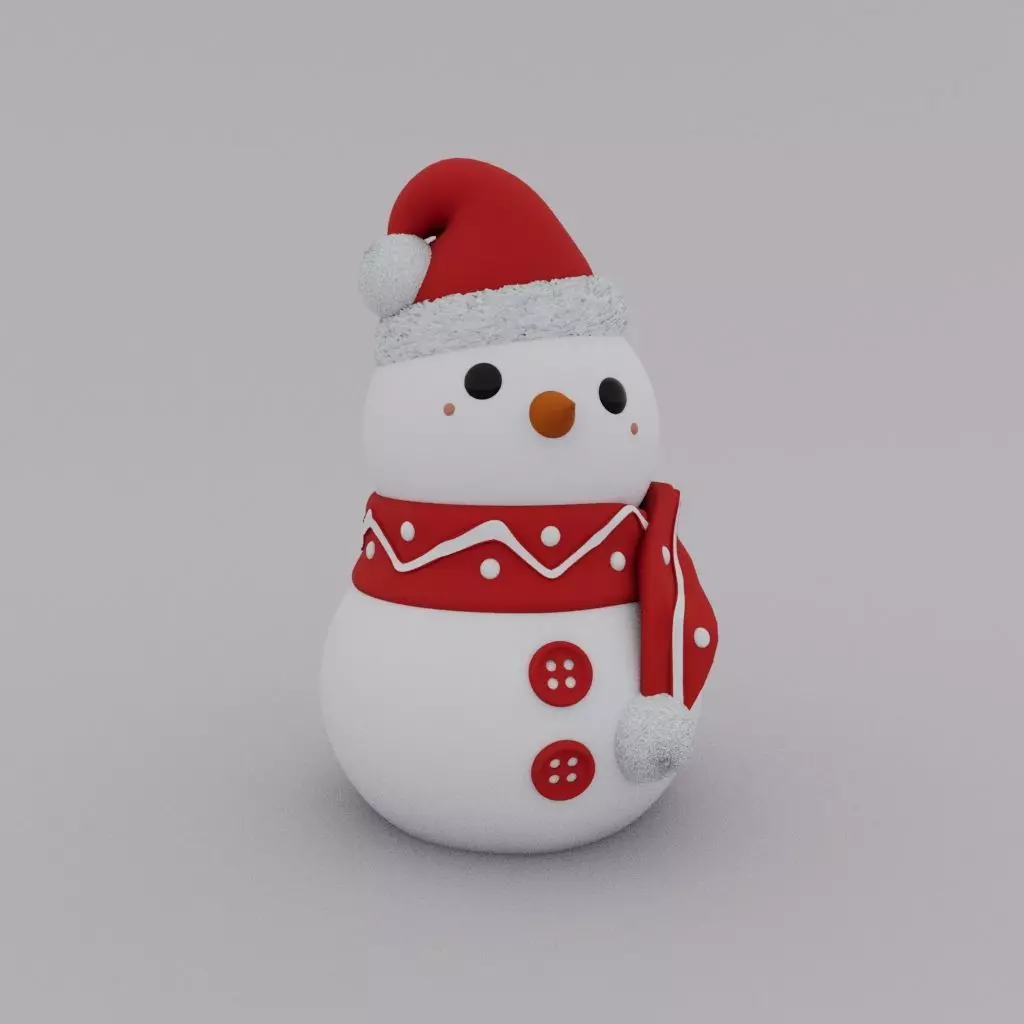 CHRISTMAS SPECIAL - SNOWMAN 02 3D print model_0