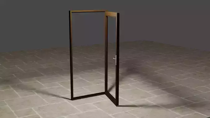 SINGLE ALUMINUM DOOR 90cm