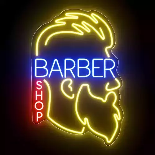 Barber Shop Neon Sign