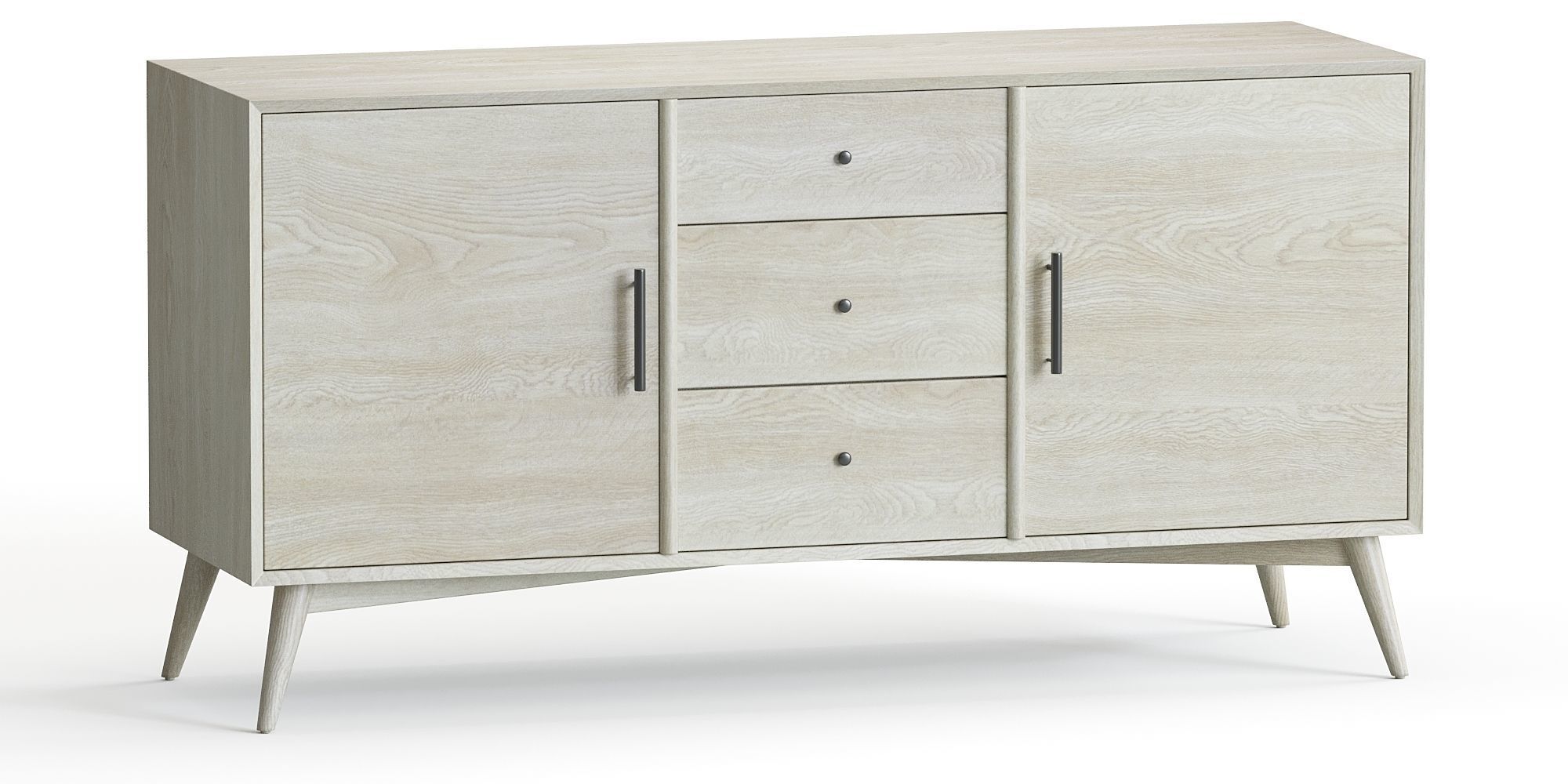 Mid Century Buffet 3D model_2