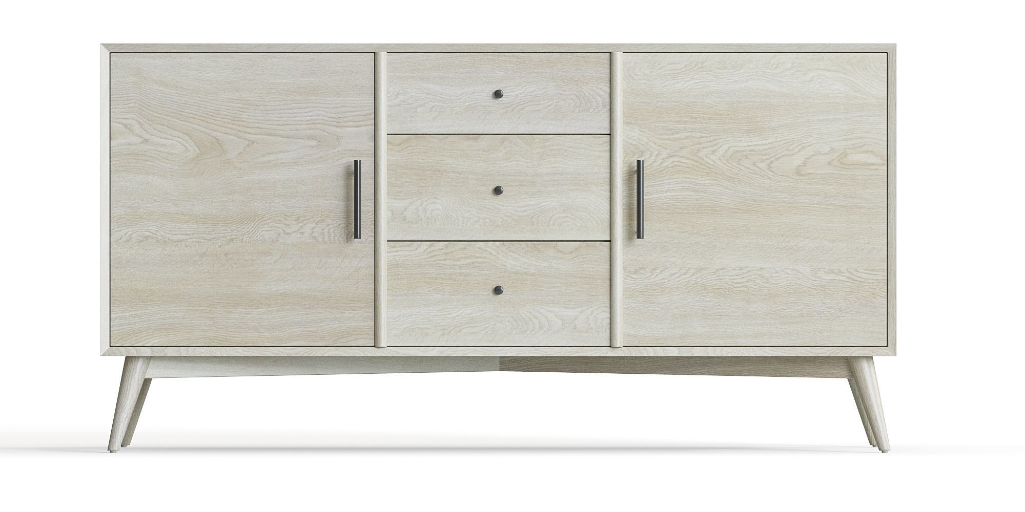 Mid Century Buffet 3D model_1