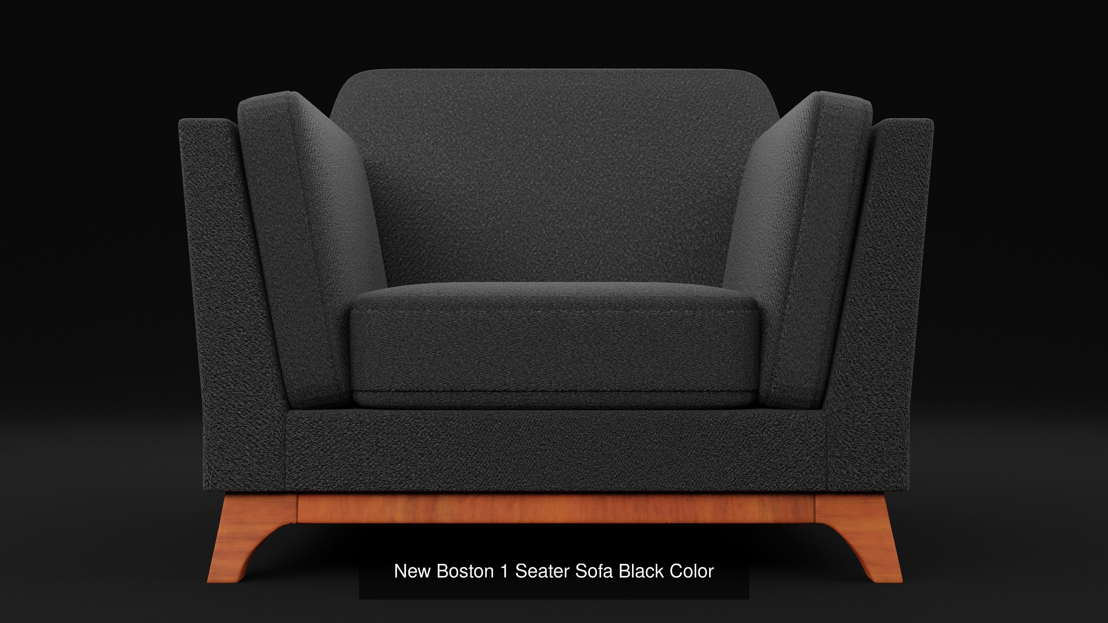 New 3D Boston Sofas Set Back Color 3 Models 3D Collection _3