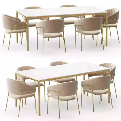 Pisa chair and Frame table