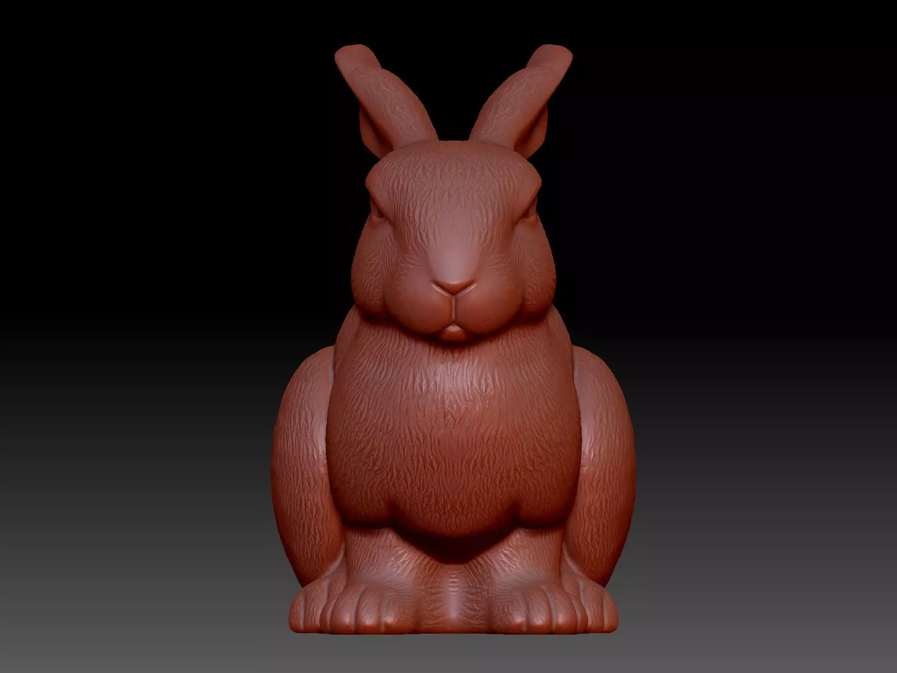 Rabbit 3D print model_0