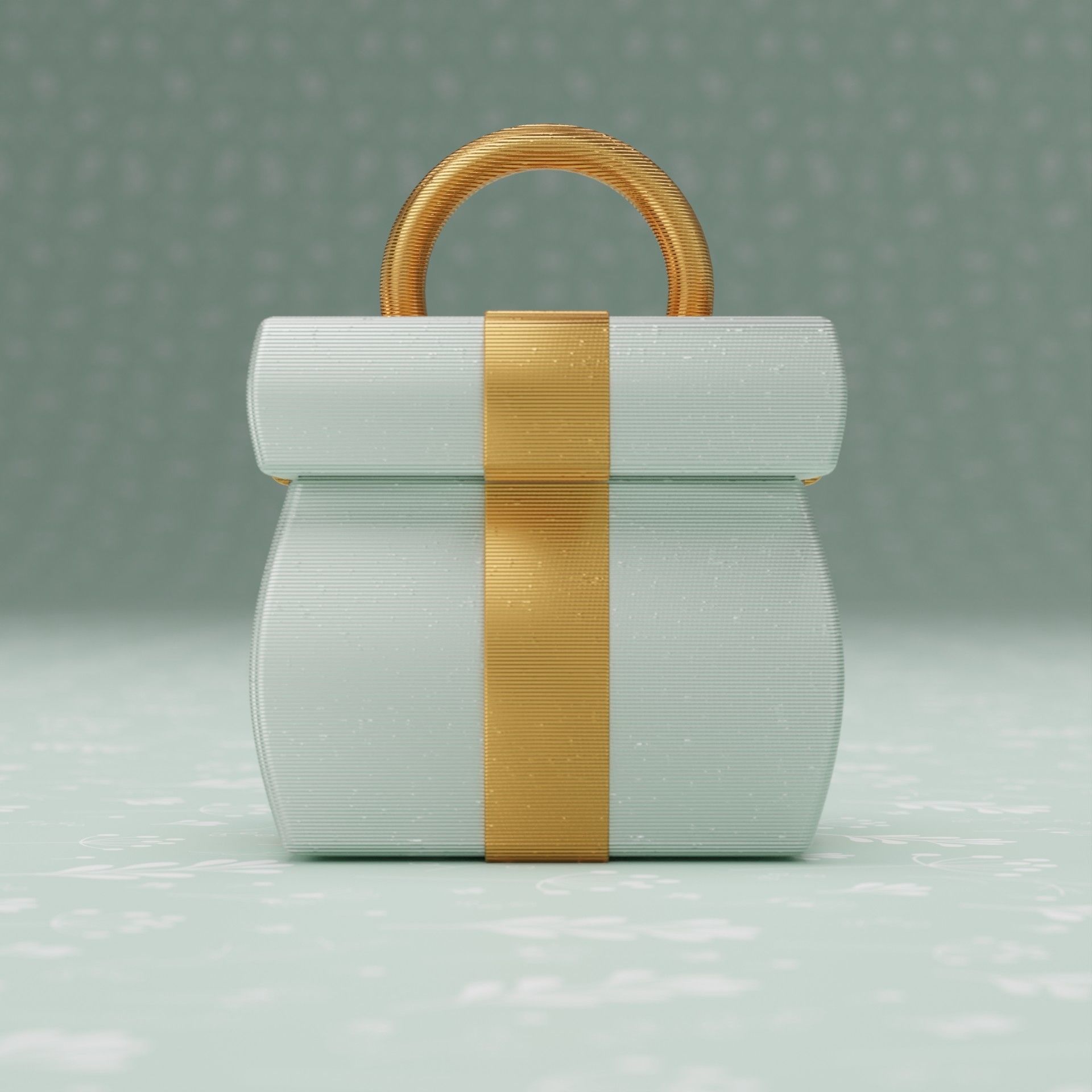 Christmas Present Gift Box 3D print model_4