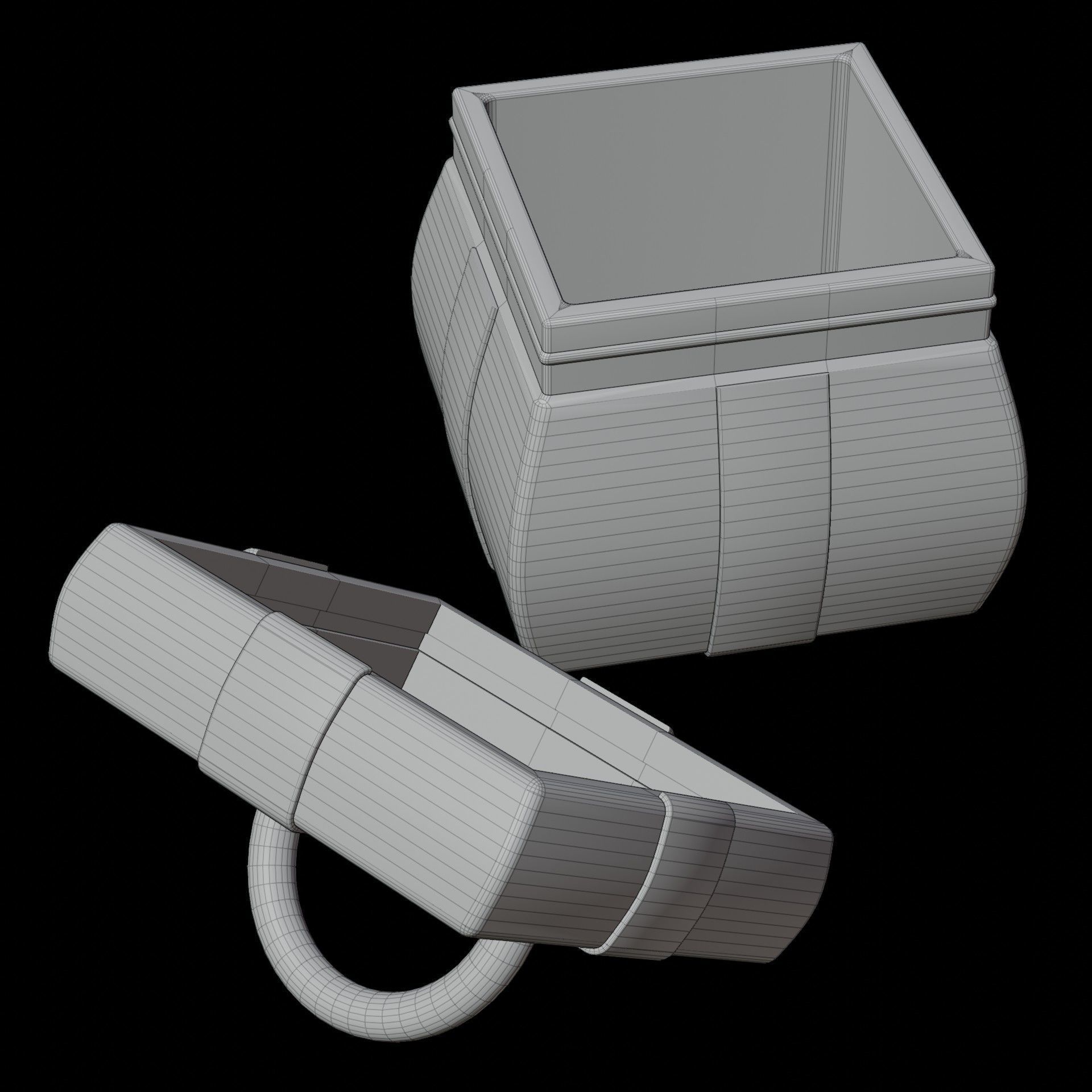 Christmas Present Gift Box 3D print model_15