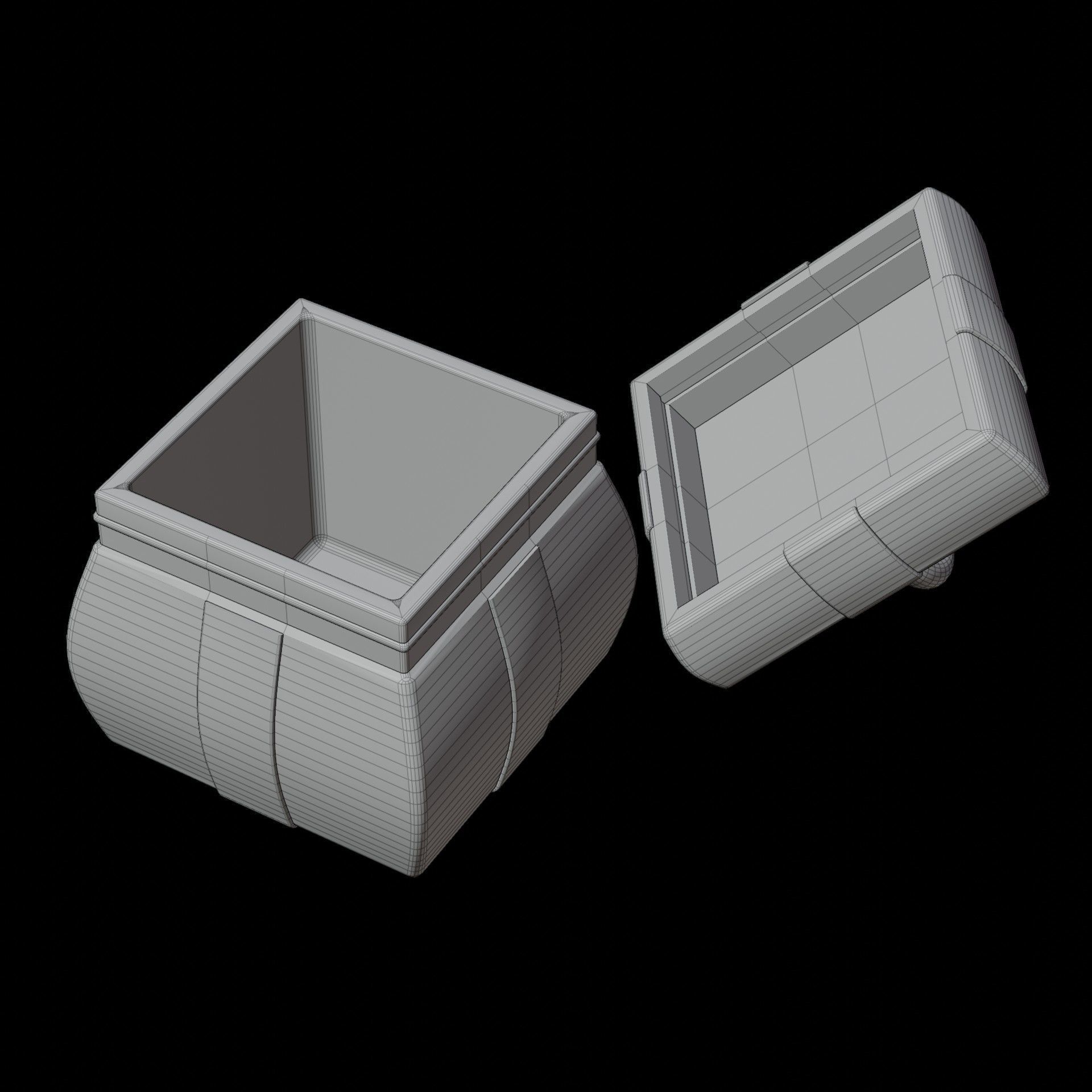 Christmas Present Gift Box 3D print model_13