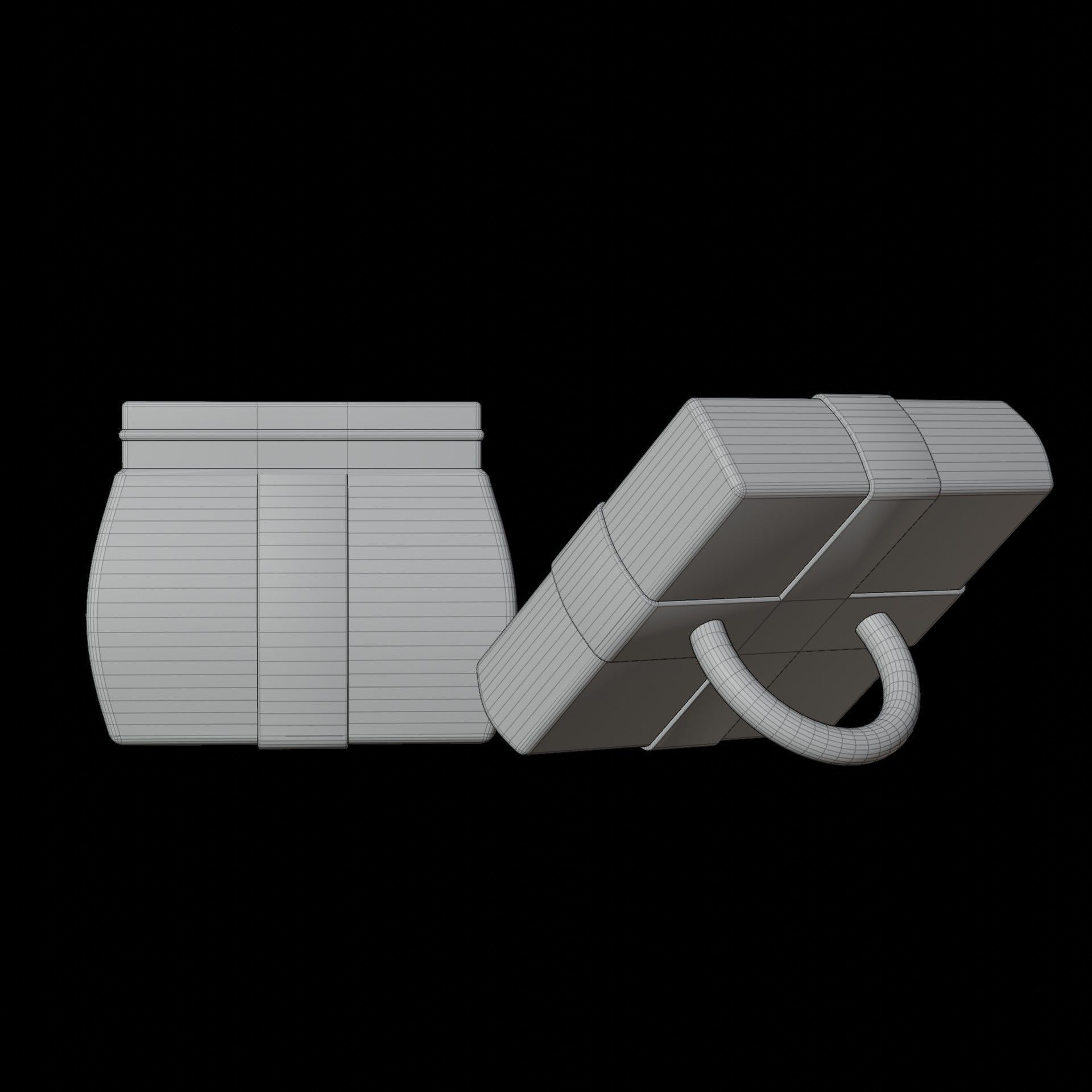 Christmas Present Gift Box 3D print model_16