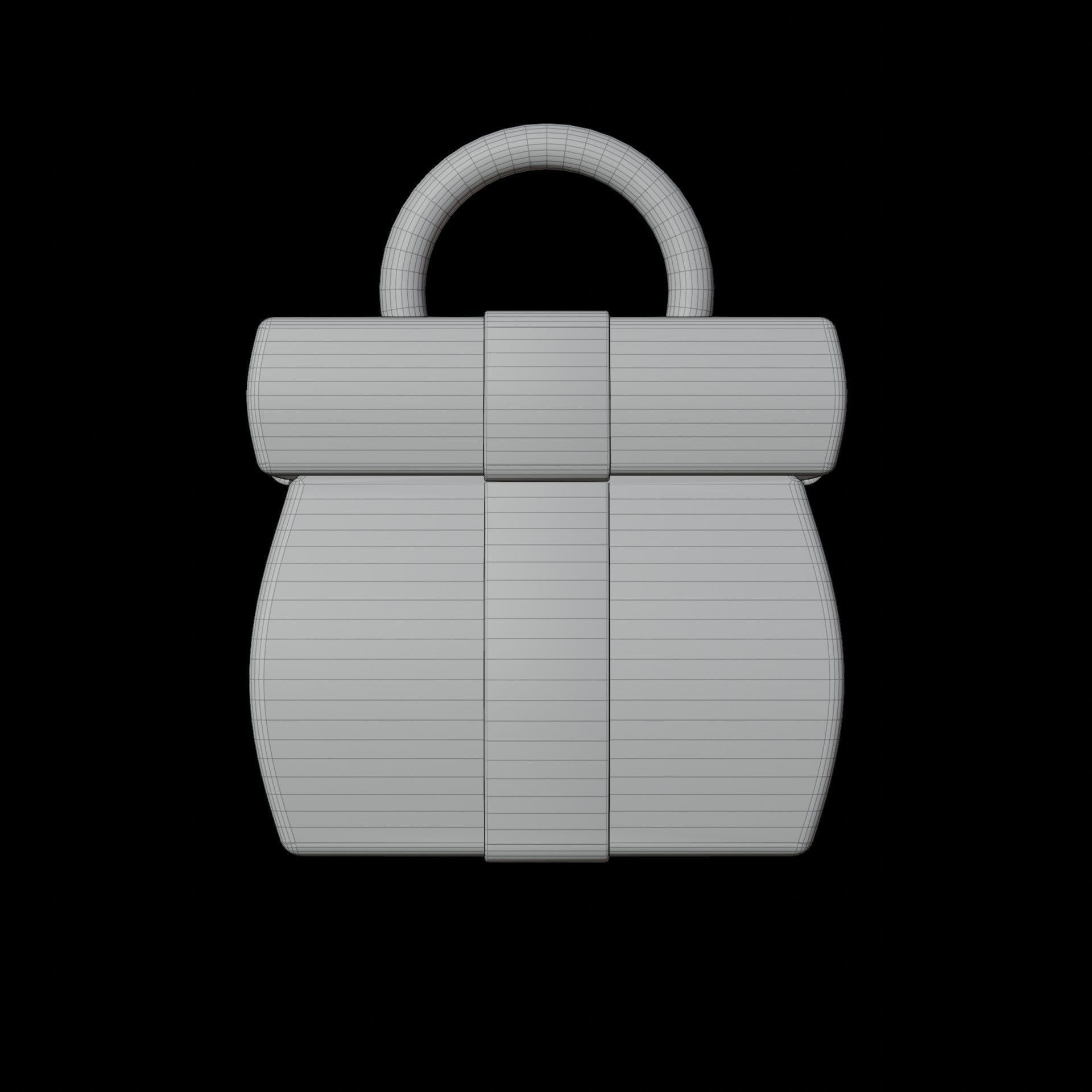 Christmas Present Gift Box 3D print model_11