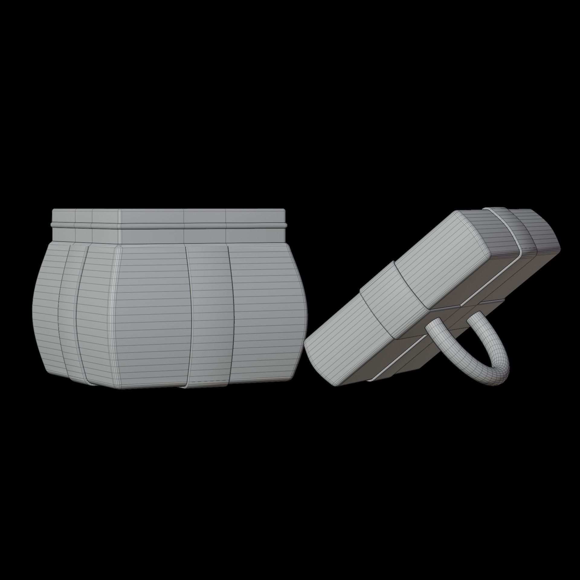 Christmas Present Gift Box 3D print model_14