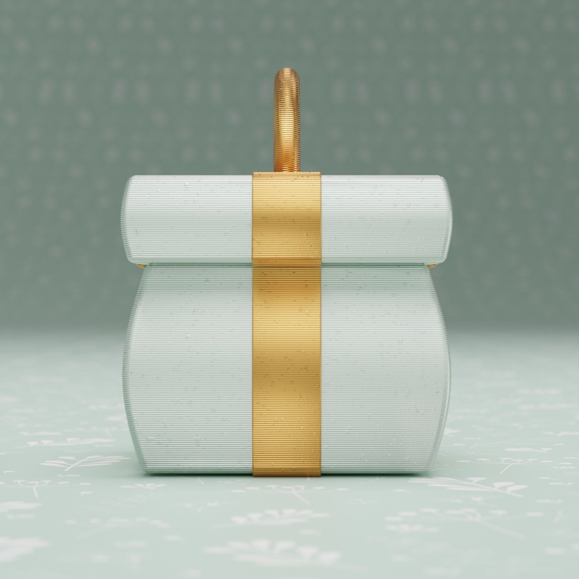 Christmas Present Gift Box 3D print model_5