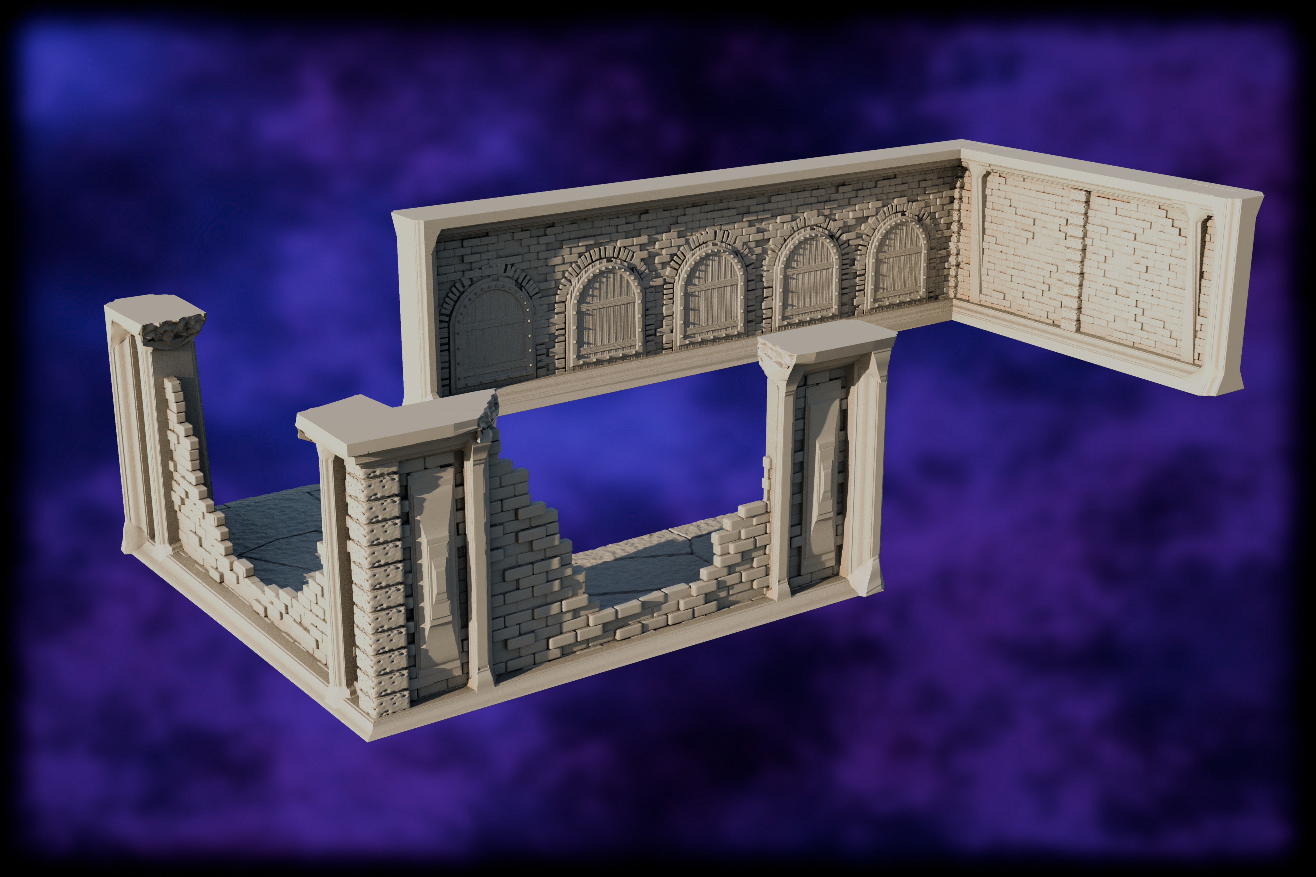 Wargame-terrain-wtc2023 Old City 3D print model_5