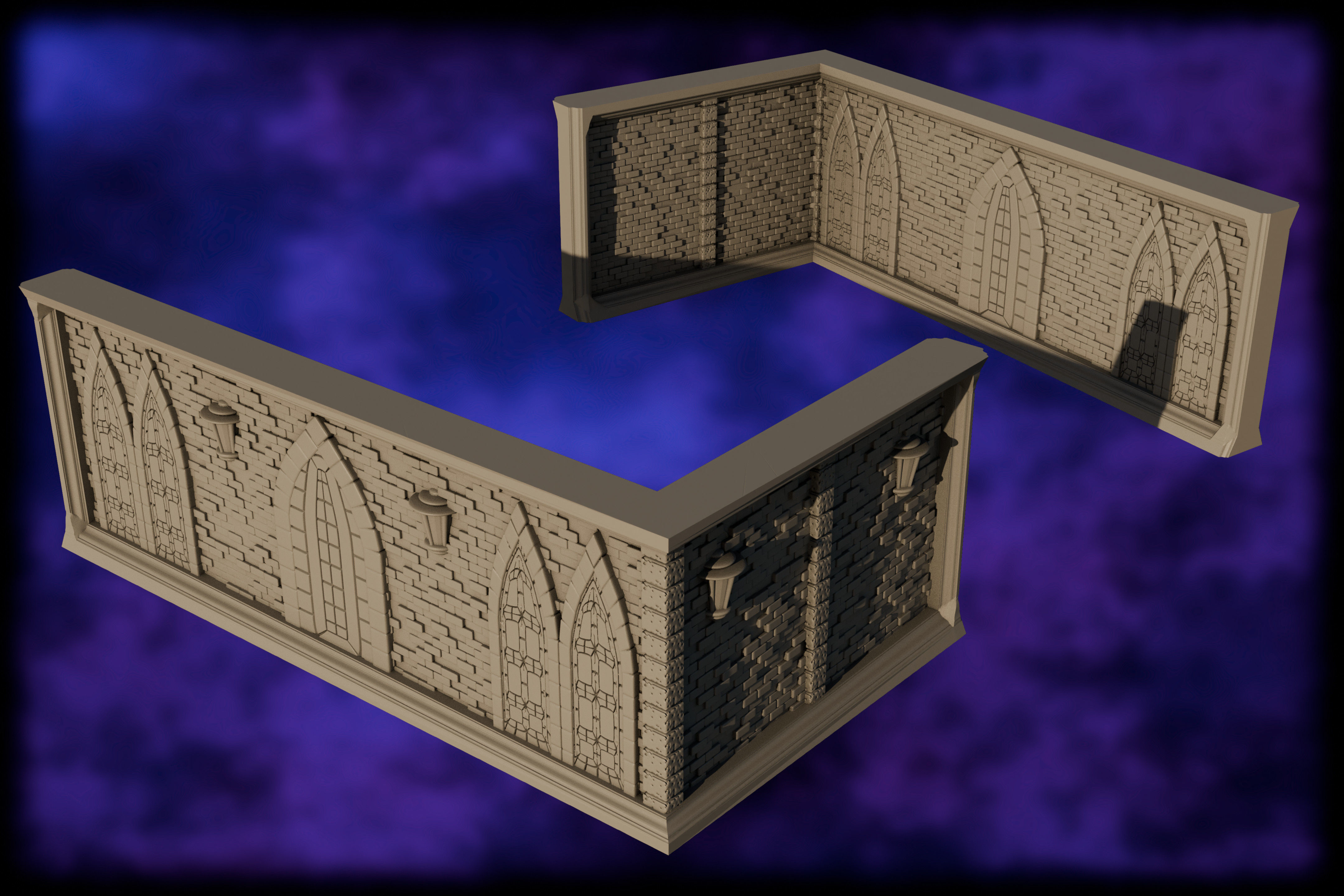 Wargame-terrain-wtc2023 Old City 3D print model_9