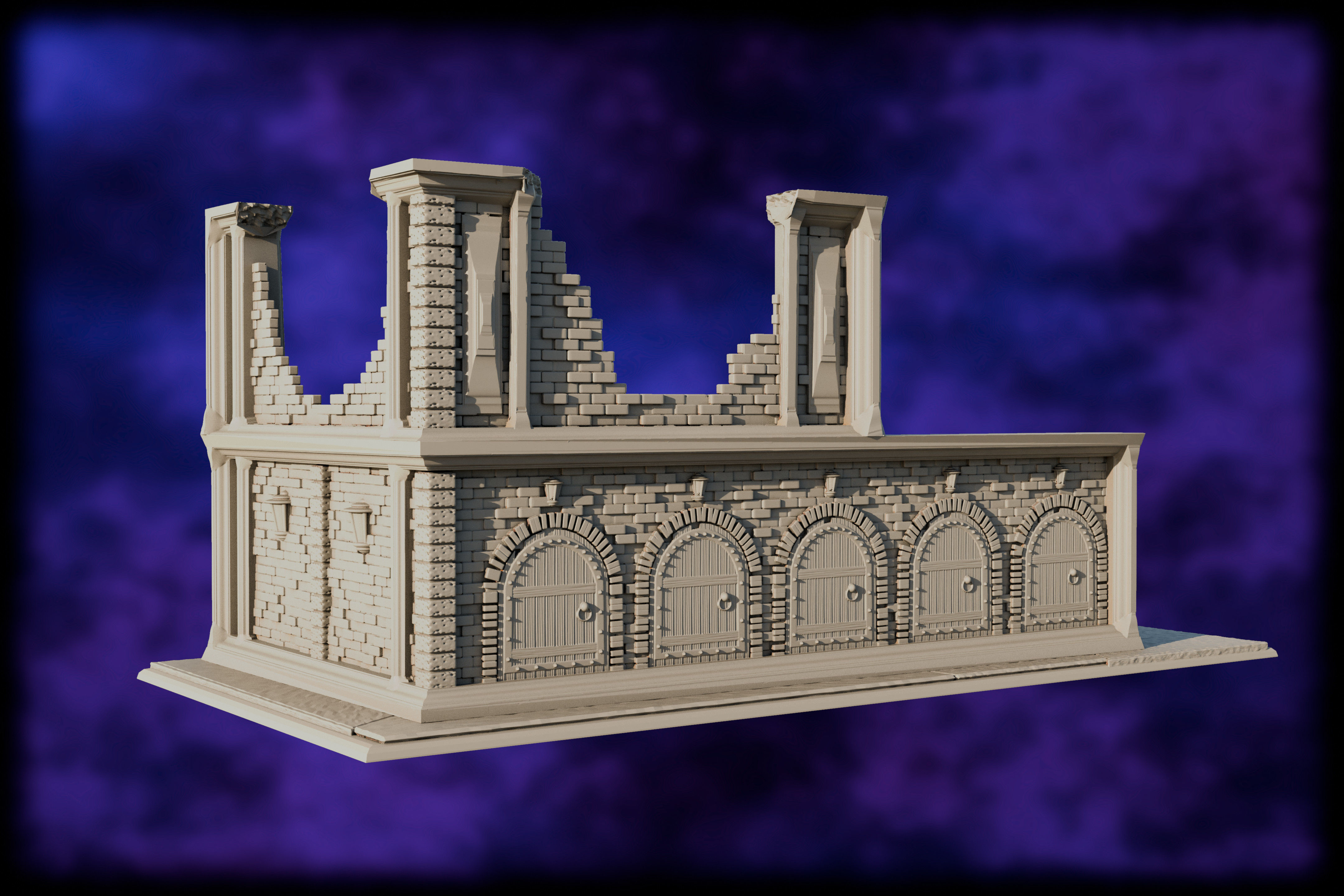 Wargame-terrain-wtc2023 Old City 3D print model_3