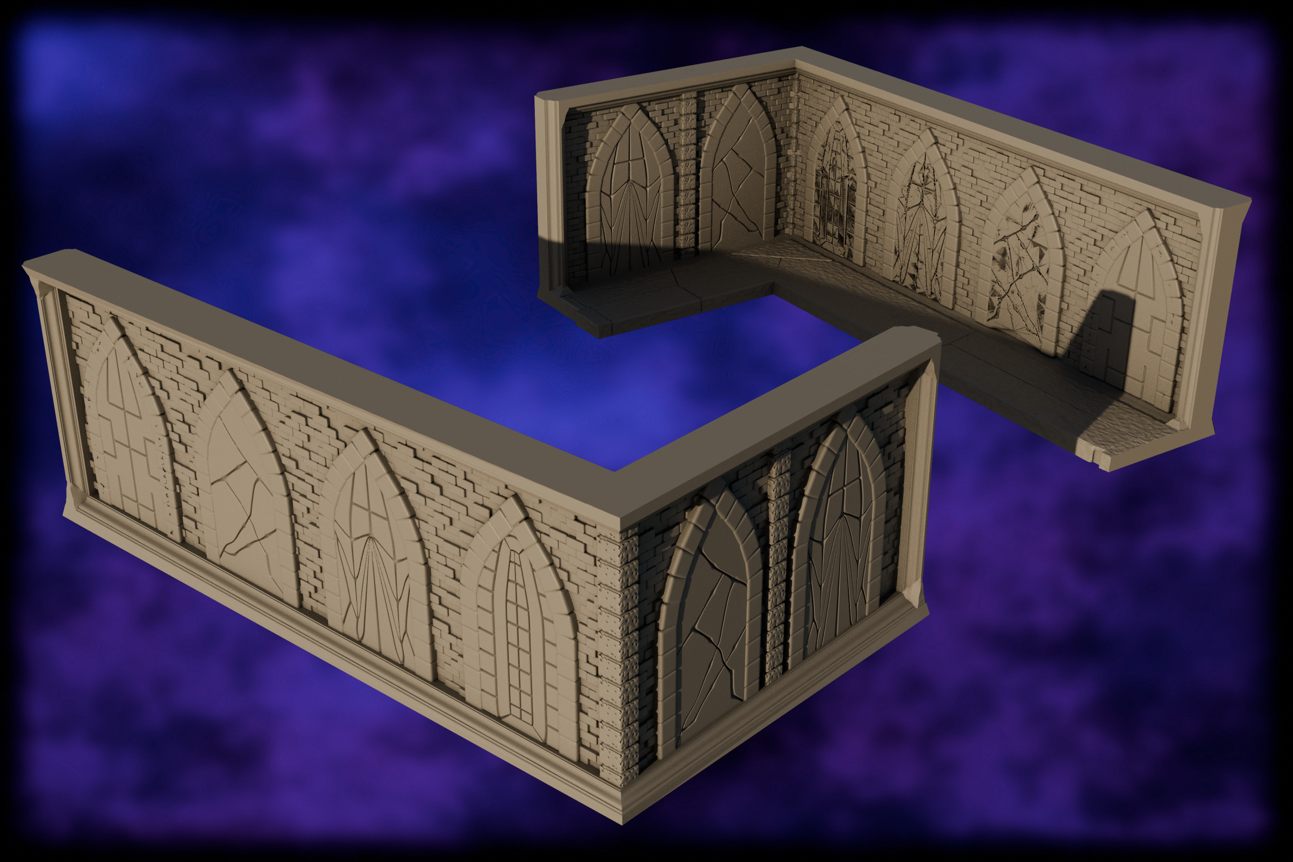 Wargame-terrain-wtc2023 Old City 3D print model_10