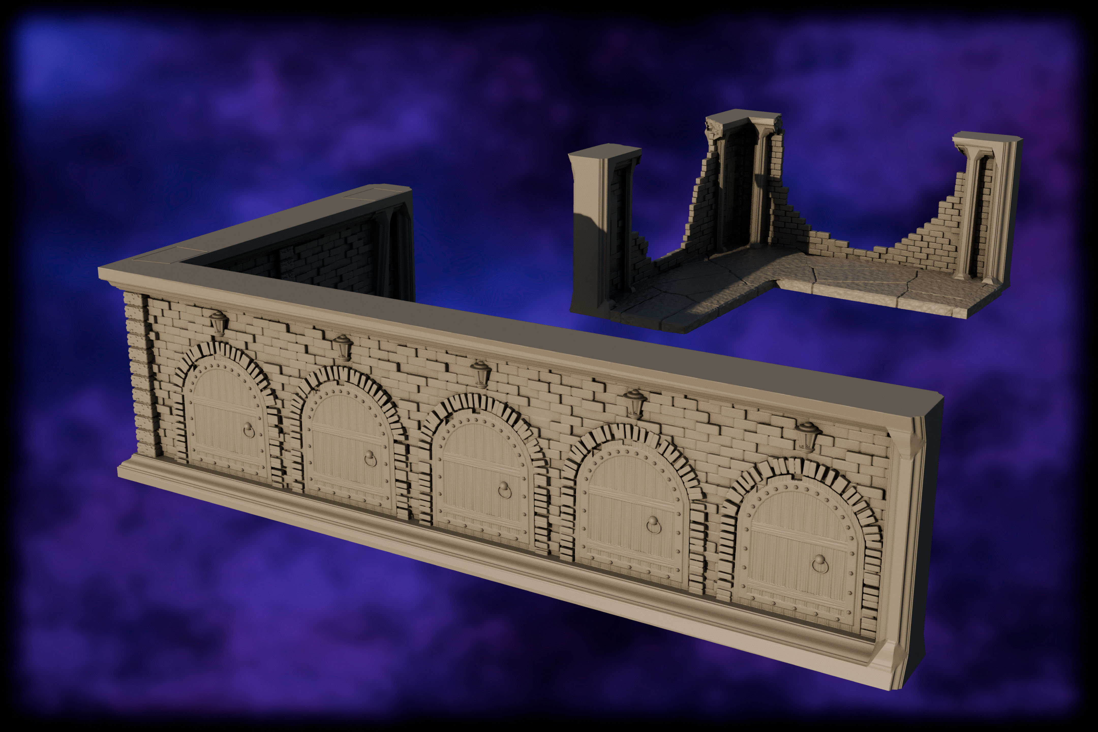 Wargame-terrain-wtc2023 Old City 3D print model_6