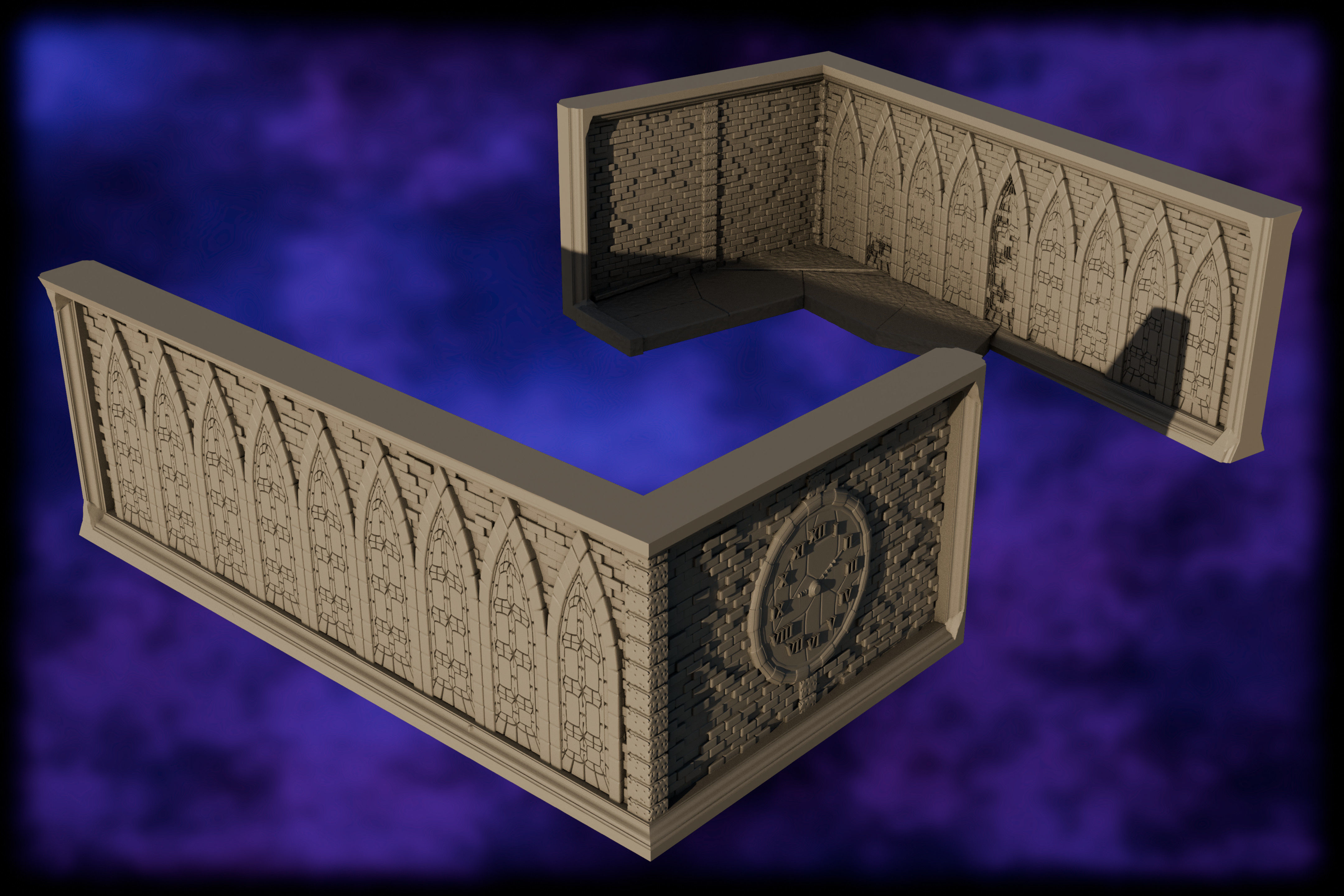 Wargame-terrain-wtc2023 Old City 3D print model_11