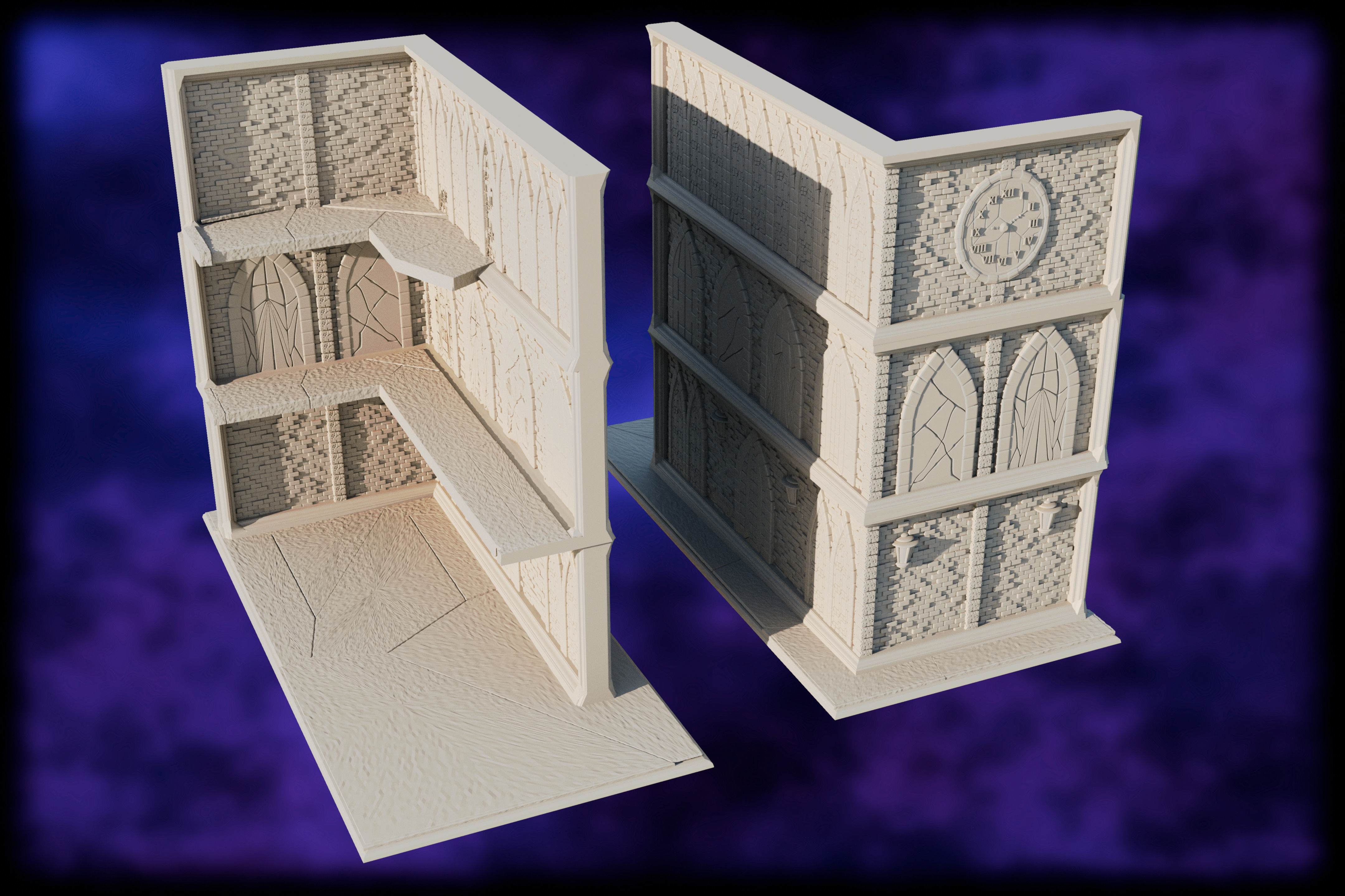 Wargame-terrain-wtc2023 Old City 3D print model_8