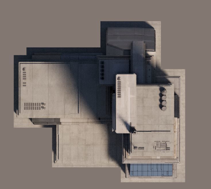 Eclectic Futurism Low-poly 3D model_34