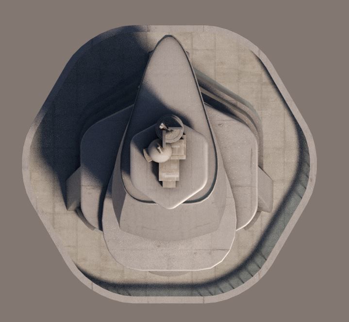 Eclectic Futurism Low-poly 3D model_37