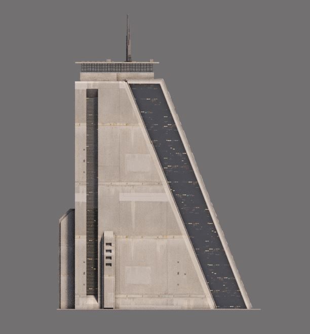 Eclectic Futurism Low-poly 3D model_25