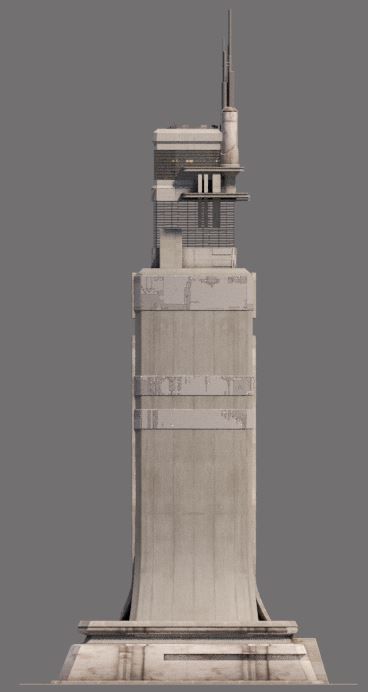 Eclectic Futurism Low-poly 3D model_24