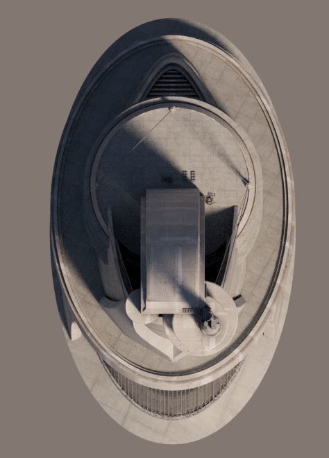 Eclectic Futurism Low-poly 3D model_39