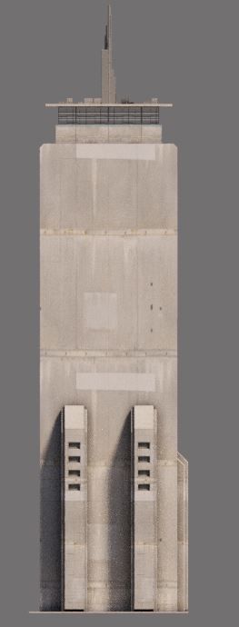 Eclectic Futurism Low-poly 3D model_26