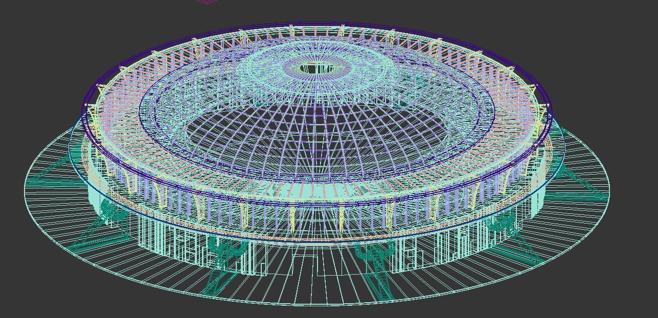 Eclectic Futurism Low-poly 3D model_42