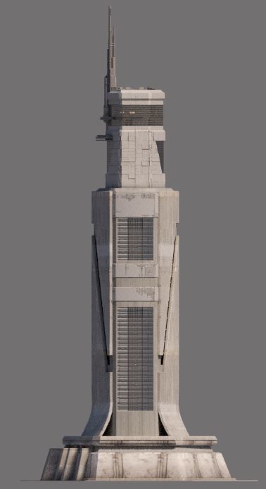 Eclectic Futurism Low-poly 3D model_23